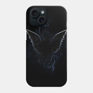 Outline of winged creature Phone Case