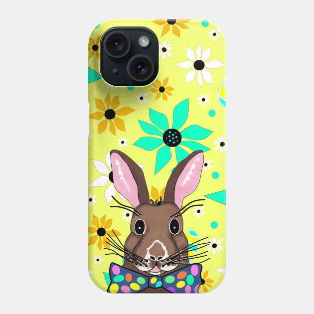 HAPPY Easter Bunny Rabbit - Easter Art Phone Case by SartorisArt1