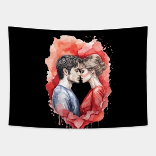 art love couple Tapestry