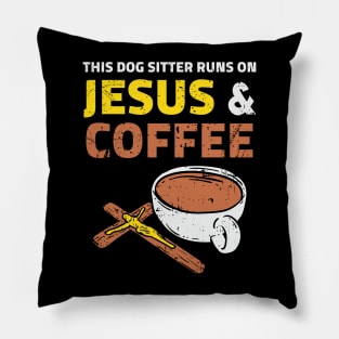 Dog Sitter Walker Gift Pillow