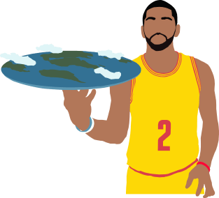 Kyrie Irving Flat Earth Magnet