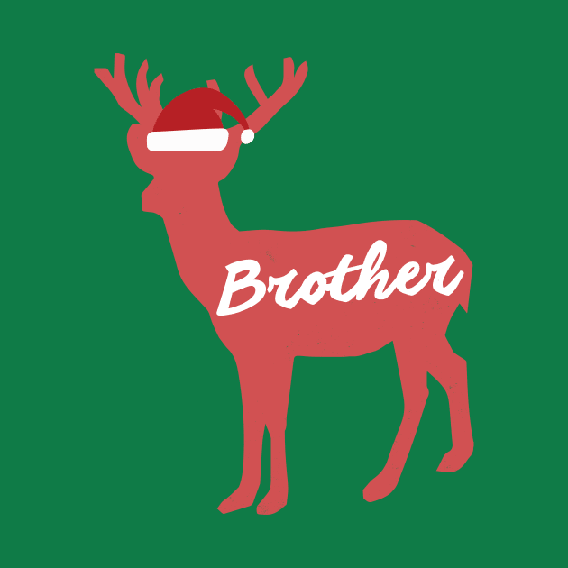 Brother Reindeer Family Group Christmas Eve Matching by Freid