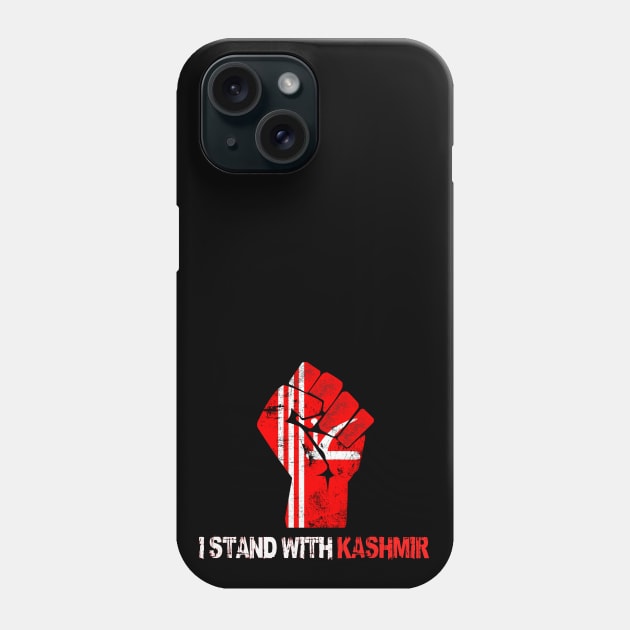 i stand with kashmir Phone Case by hadlamcom