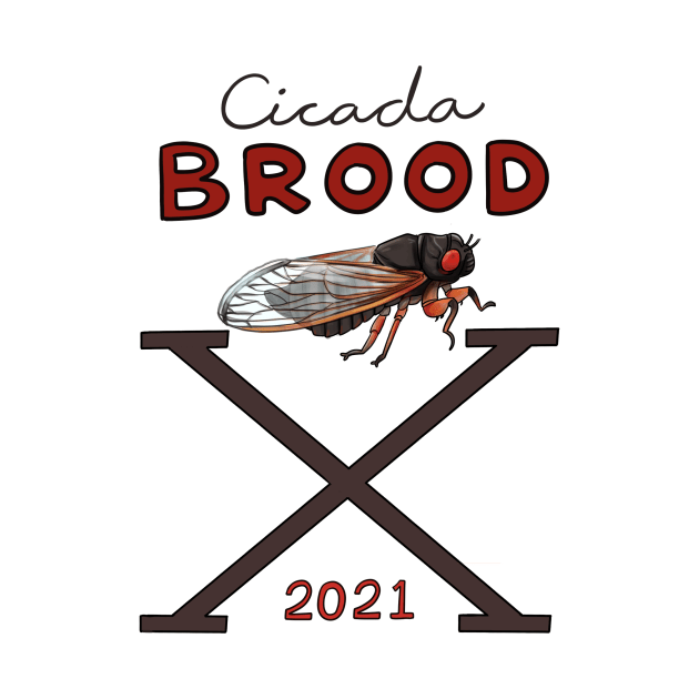 Cicada Brood X by Elisa_Arts