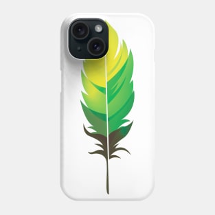 Colorful nature feather Phone Case