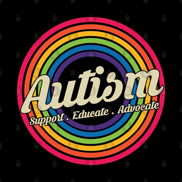 Autism Awareness Support Educate Advocate by MaydenArt