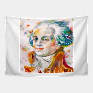 MAXIMILIEN ROBESPIERRE - watercolor portrait Tapestry