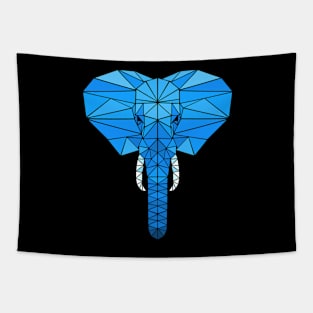 Geometric Elephant Tapestry