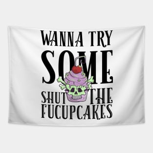 Pastel Goth Cupcake Meme Kawaii Gothic Sarcastic Eboy Egirl Tapestry