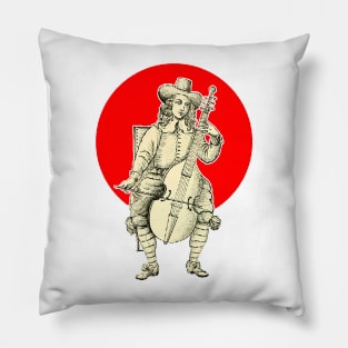Classical cellist of the French court Pillow