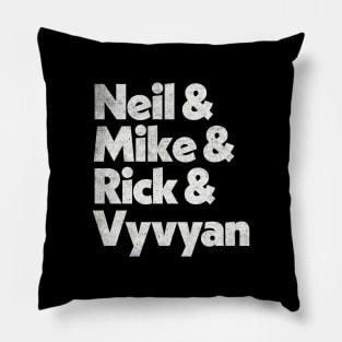 The Young Ones / Faded Vintage Style Fan Art Design Pillow