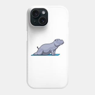 Hippo Yoga Fitness Phone Case