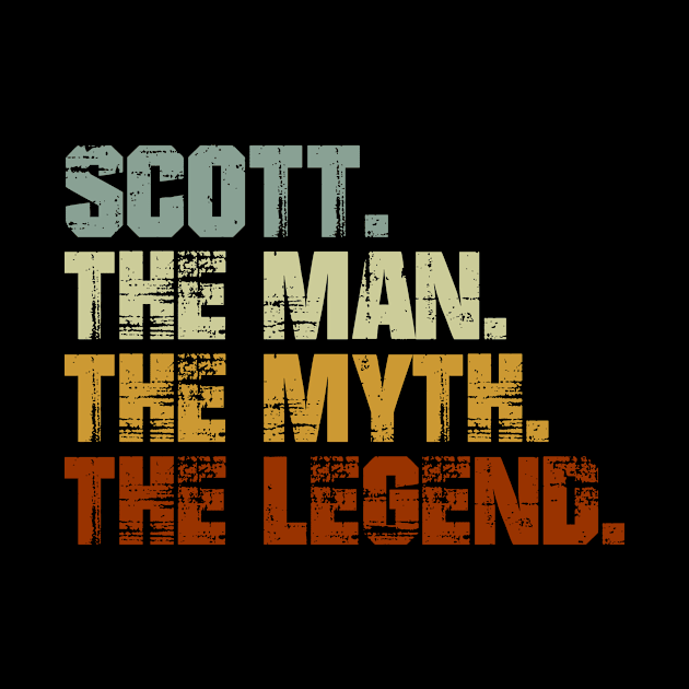 Scott The Man The Myth The Legend by designbym