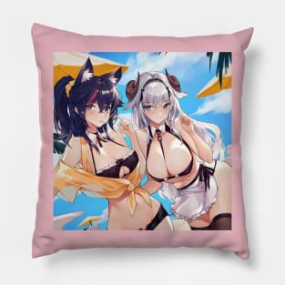 Girls swimming Pillow