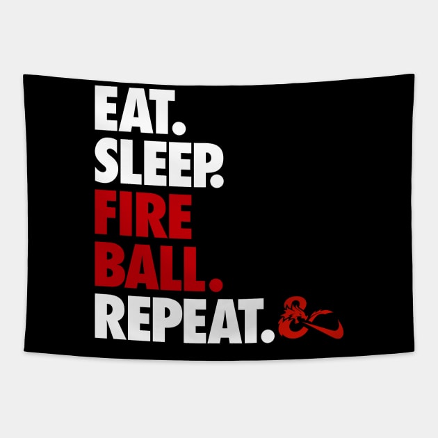 Fireball - D&D Tapestry by KidCrying