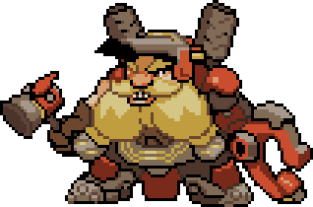 Overwatch - 16-Bit Torbjorn Magnet