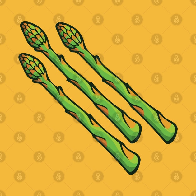 Green Asparagus by deancoledesign