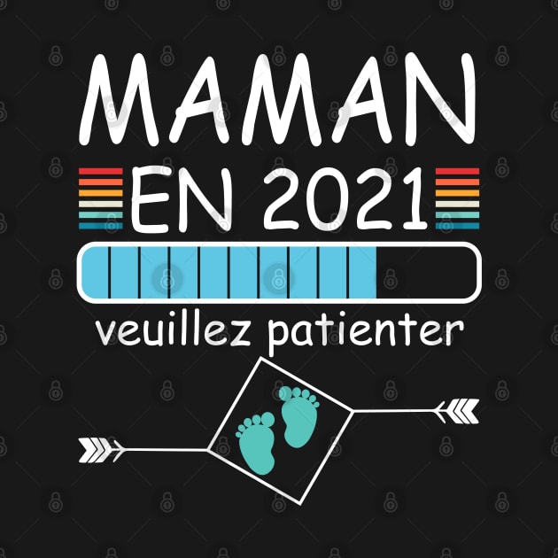 Maman en 2021 Humour Cadeau pour Annonce Grossesse enceinte by FabulousDesigns