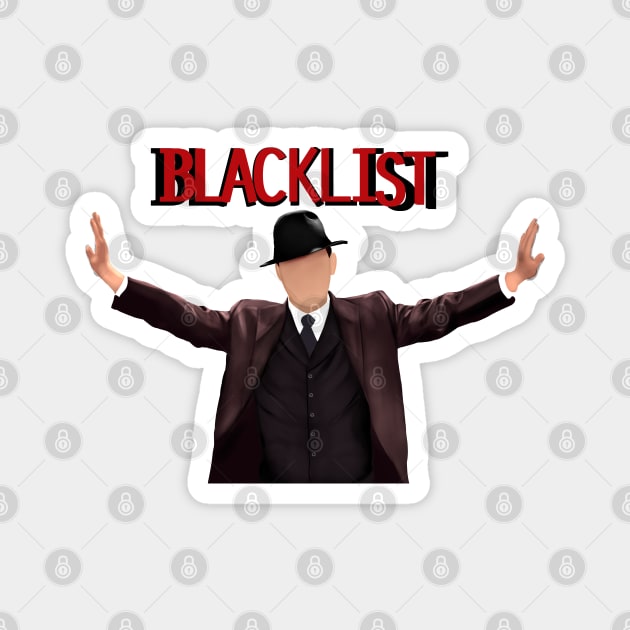 The blacklist drawing reddington Magnet by BeccaKen Designs