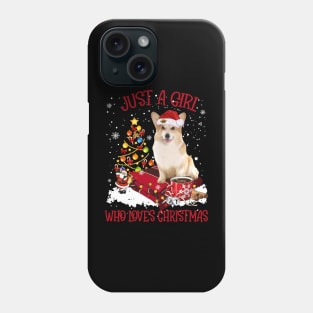 Corgi Just A Girl Who Loves Christmas Phone Case