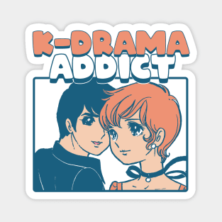 K-Drama Addict Vintage Magnet