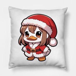 Cute Anime Christmas duck Pillow