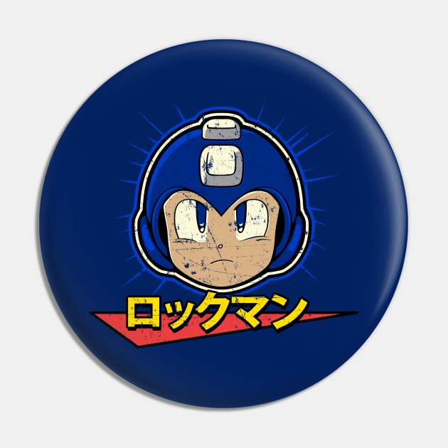 Megaman (Grunge) Pin by TonieTee