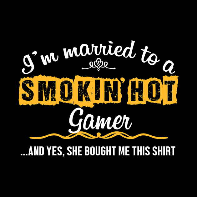 For Gamer's Husband Funny Gift by divawaddle