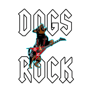 Dogs Rock #4 T-Shirt