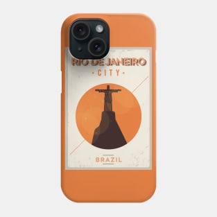 Rio De Janeiro Poster Design Phone Case