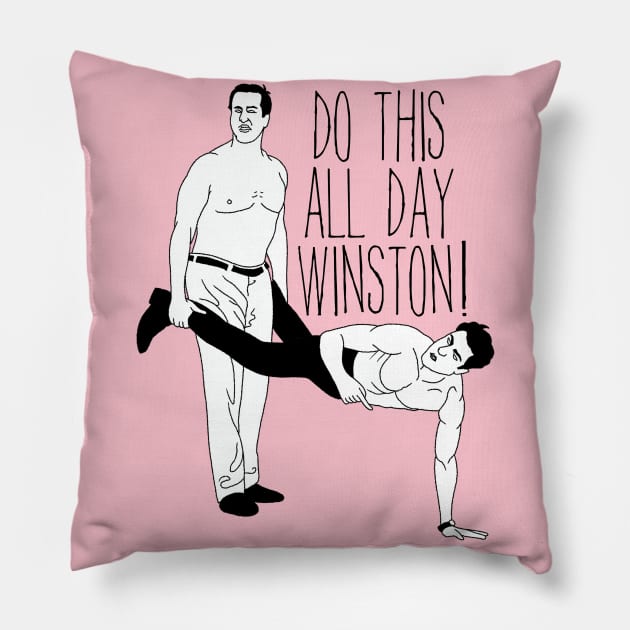 Schmidt New Girl Fan Art Pillow by HAPHEART.COM