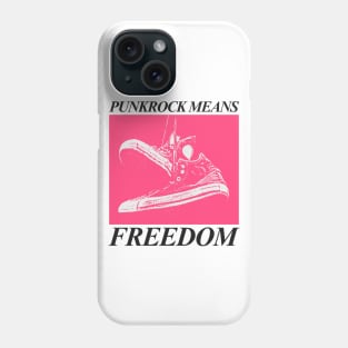 90s punkrock means freedom Phone Case