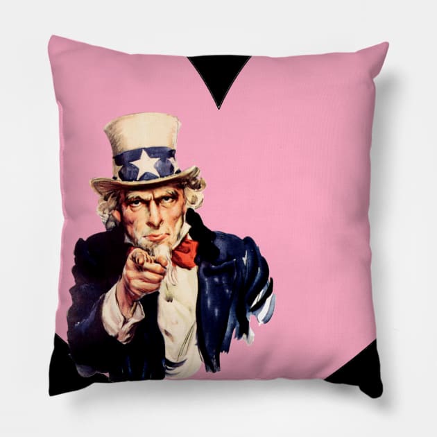 Uncle Sam - I want youu Pillow by Spinx1