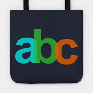 Alphabets A, B, and C Tote