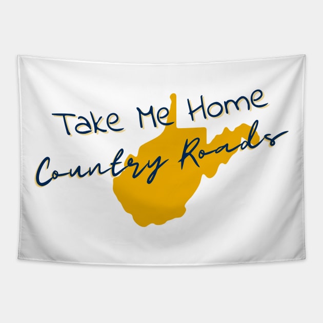 Take Me Home Country Roads Tapestry by West Virginia Women Work