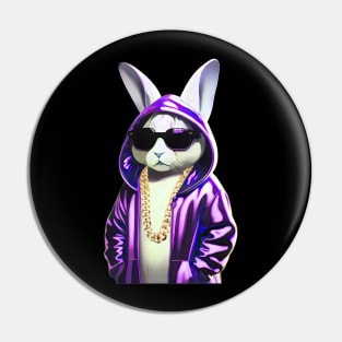 Hip-Hop Bunny Pin