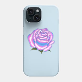 Trans Pride Rose Phone Case