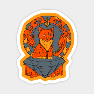 Orangrey 7 Cats and Ancient Stones Magnet