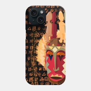 Traditional African masks Phone Case