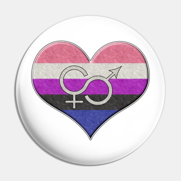 Gender-fluid Pride Pin