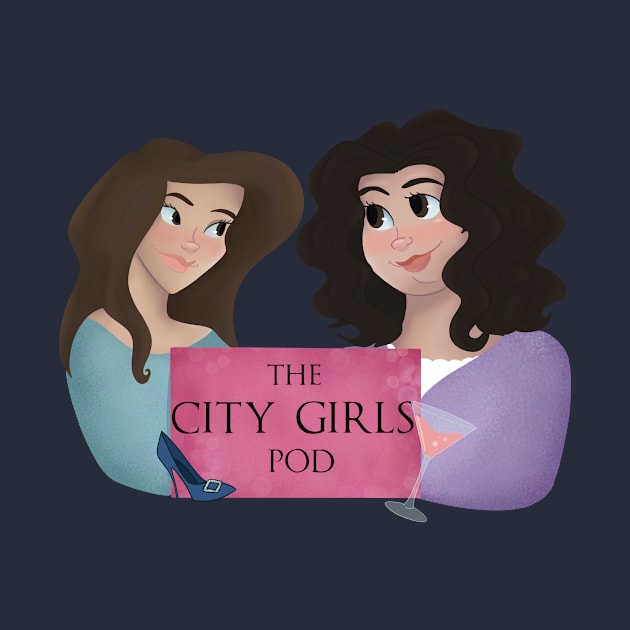 City Girls Pod Logo (Sex and the City Podcast) by Hallmarkies Podcast Store