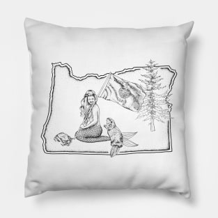 Oregon Mermaid Pillow