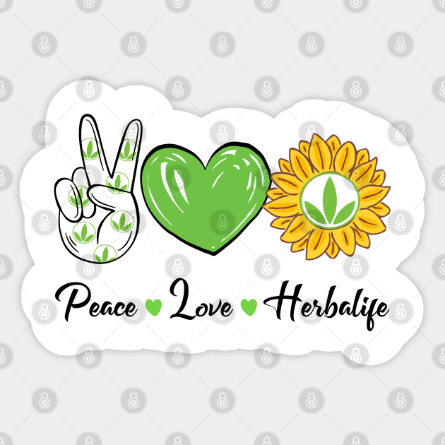 Peace Love Sunshine Herbalife Peace Love Sunshine Herbalife Sticker Teepublic Au