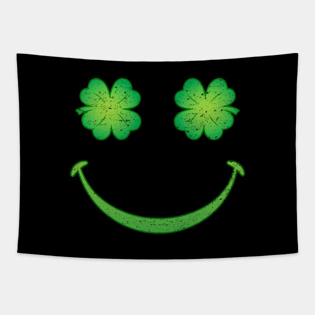 Shamrock Smile Tapestry by Roufxis