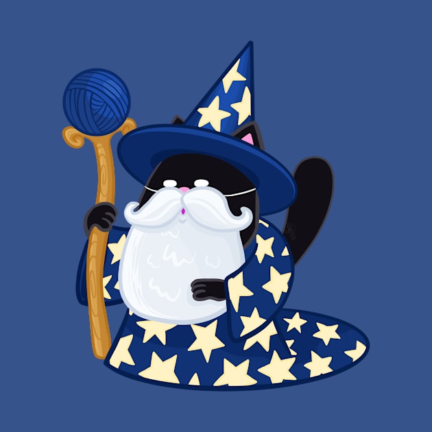 Wizard Cat by KPrimeArt