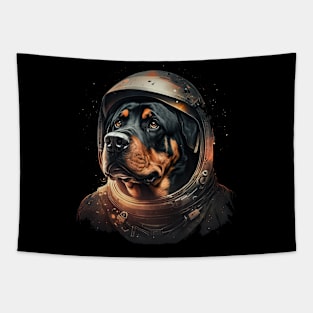 Rottweiler astronaut Tapestry