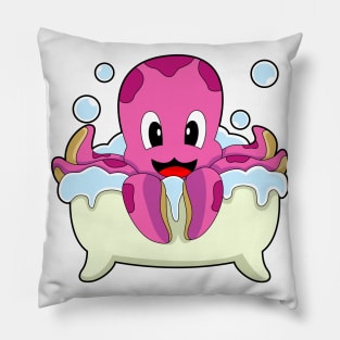 Octopus Bathe Bathtub Pillow