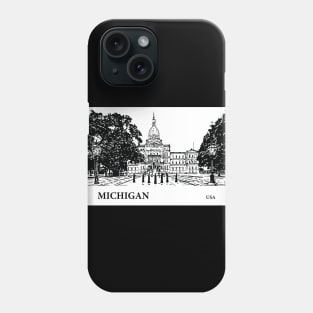 Michigan State USA Phone Case