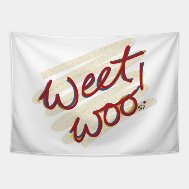 Weet Woo! Tapestry by CorrieMick