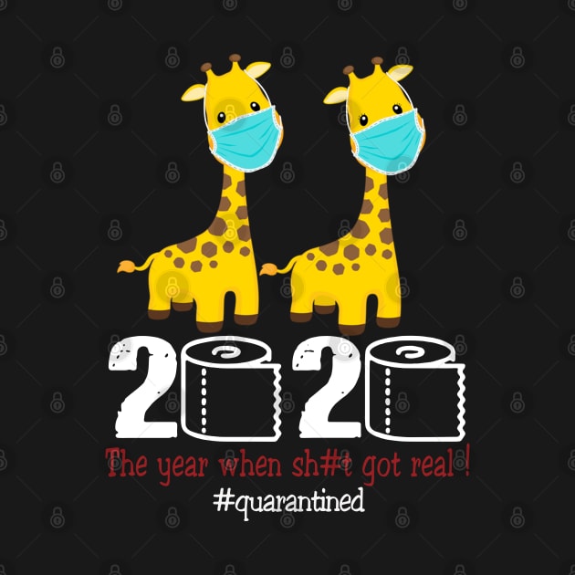 Giraffe 2020 The year when shit got real by AteezStore